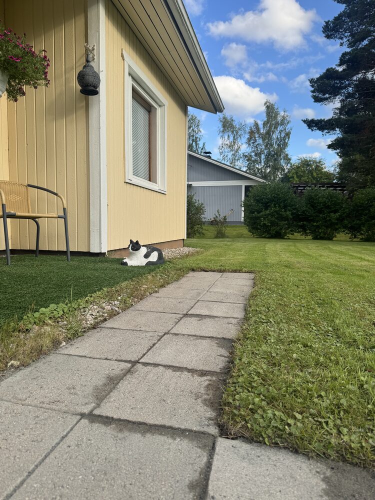 Pihalaatoitus puhdistuksen jälkeen